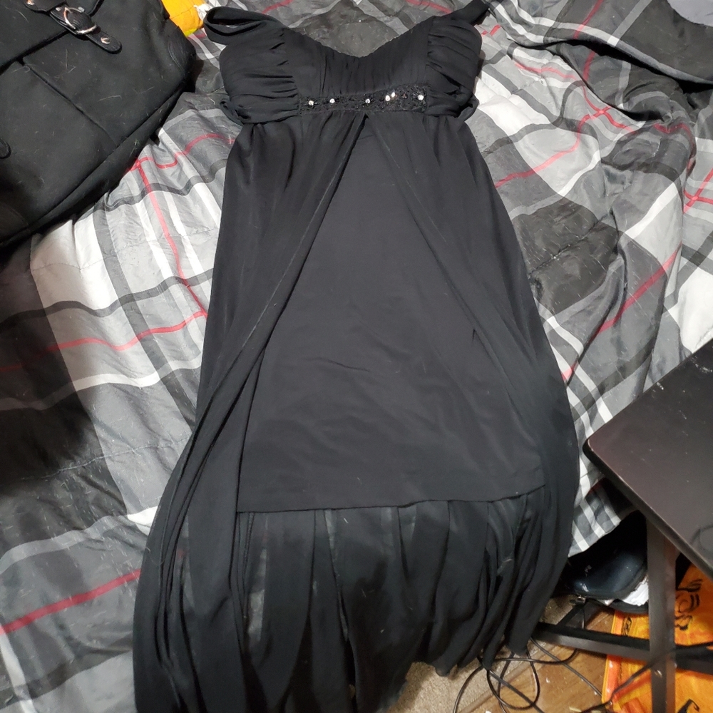 Black High Low Dress